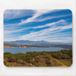 Lake Cachuma Panorama Santa Ynez Mountain Photo Mouse Pad