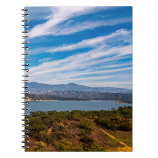 Lake Cachuma Panorama Santa Ynez Mountain Photo Notebook