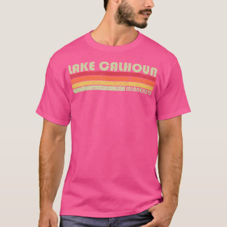 Lake Calhoun Minnesota Funny Fishing Camping Summe T-Shirt