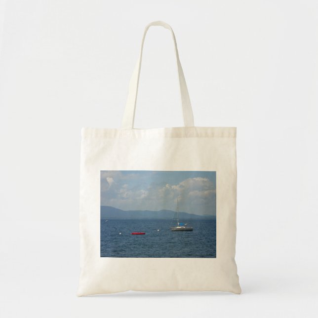 lake camp summer tote bag (Front)