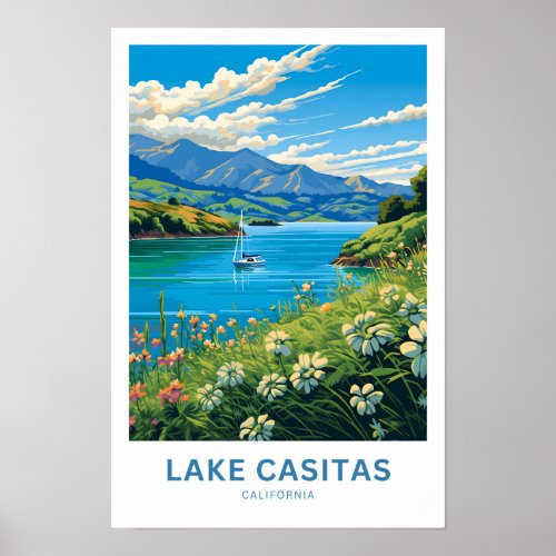 Lake Casitas California Travel Print
