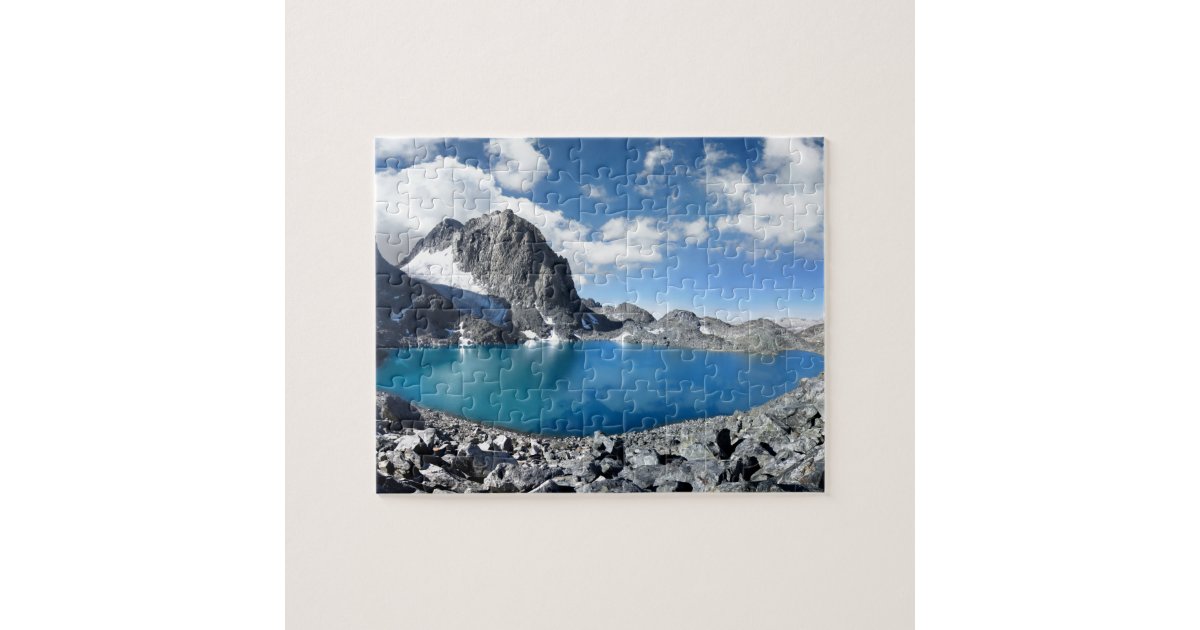 Lake Catherine and Banner Peak - Sierra Nevada Jigsaw Puzzle | Zazzle