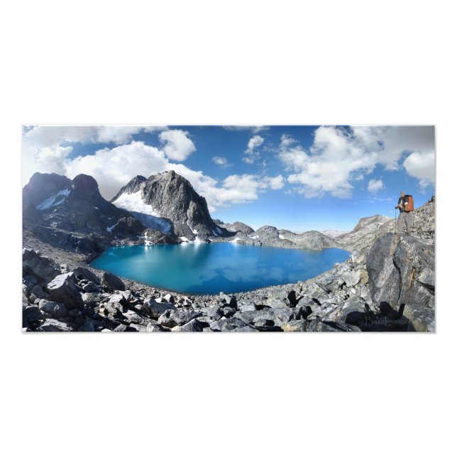 Lake Catherine and Banner Peak - Sierra Nevada Photo Print (Front)