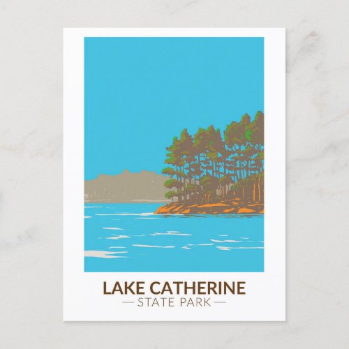 Lake Catherine State Park Arkansas Vintage Postcard