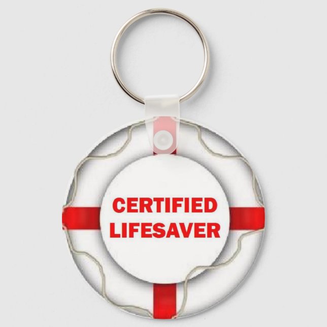 Lake Certified Lifesaver Keychain (Front)