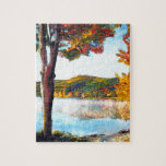 Lake Champlain Jigsaw Puzzle<br><div class="desc">Painting of Lake Champlain</div>