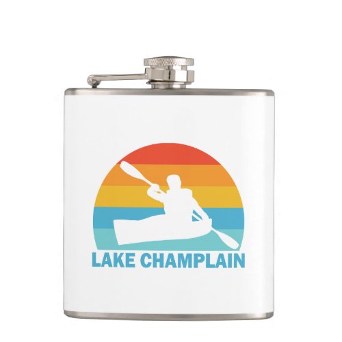 Lake Champlain New York Vermont Kayak Flask