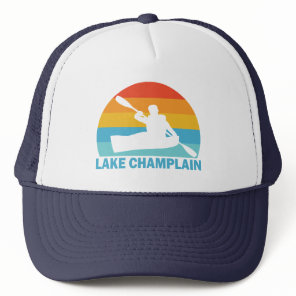 Lake Champlain New York Vermont Kayak Trucker Hat