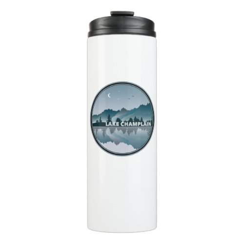 Lake Champlain New York Vermont Reflection Thermal Tumbler