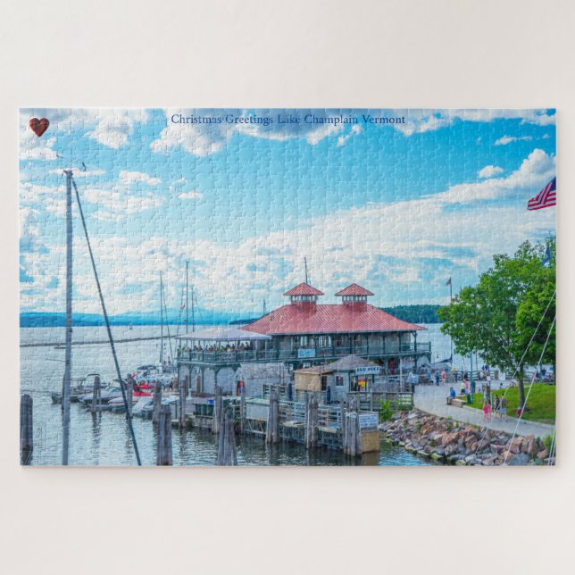 Lake Champlain Vermont Jigsaw Puzzle (Horizontal)