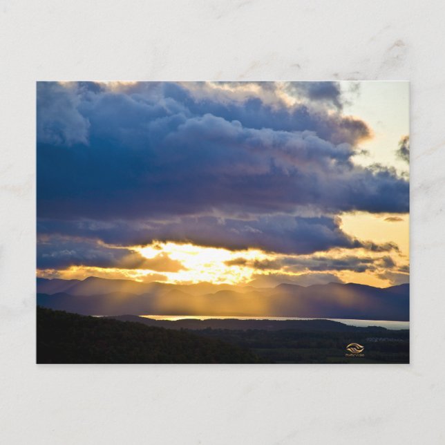 Lake Champlain Vermont Sunset Postcard (Front)