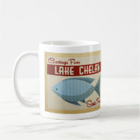 Lake Chelan State Park Fish Vintage Travel
