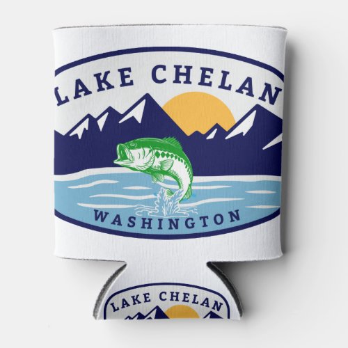 Lake Chelan Washington Fishing Can Cooler