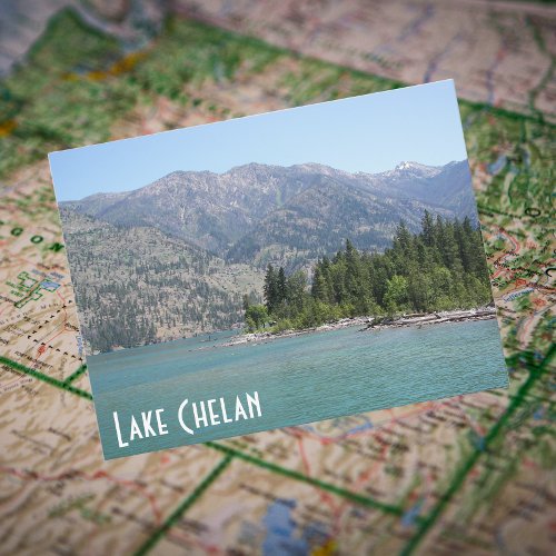 Lake Chelan Washington Travel Photo Postcard