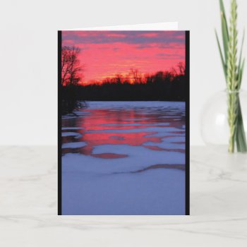 Lake Chilton Sunset Any Occasion Card by MortOriginals at Zazzle