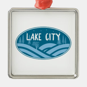 Lake City Colorado Outdoors Metal Ornament