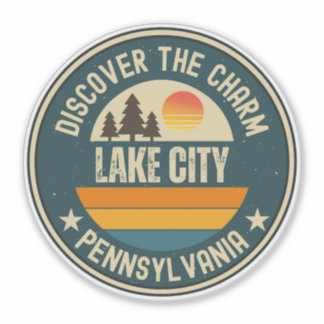 Lake City, Pennsylvania Sticker