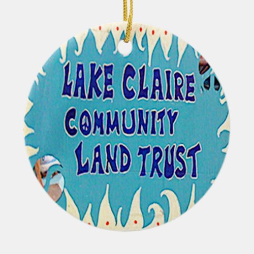 Lake Claire Lake Claire Atlanta Lake Claire  Ceramic Ornament