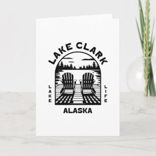 Lake Clark Alaska Outdoors Vintage Card