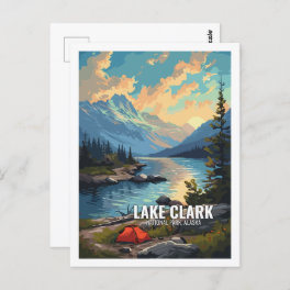 Lake Clark National Park Alaska USA Postcard