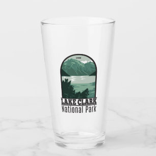 Lake Clark National Park Alaska Vintage Glass