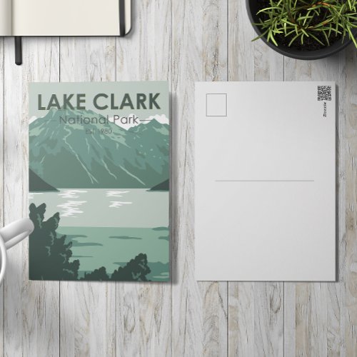 Lake Clark National Park Alaska Vintage Postcard