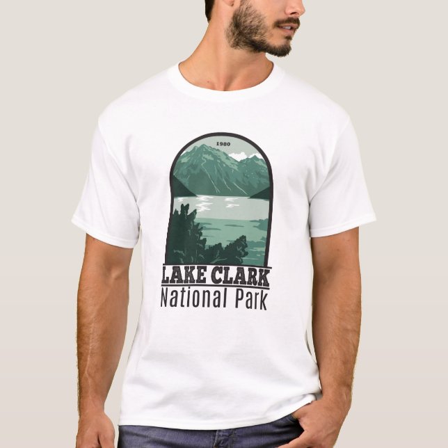 Lake Clark National Park Alaska Vintage T-Shirt (Front)