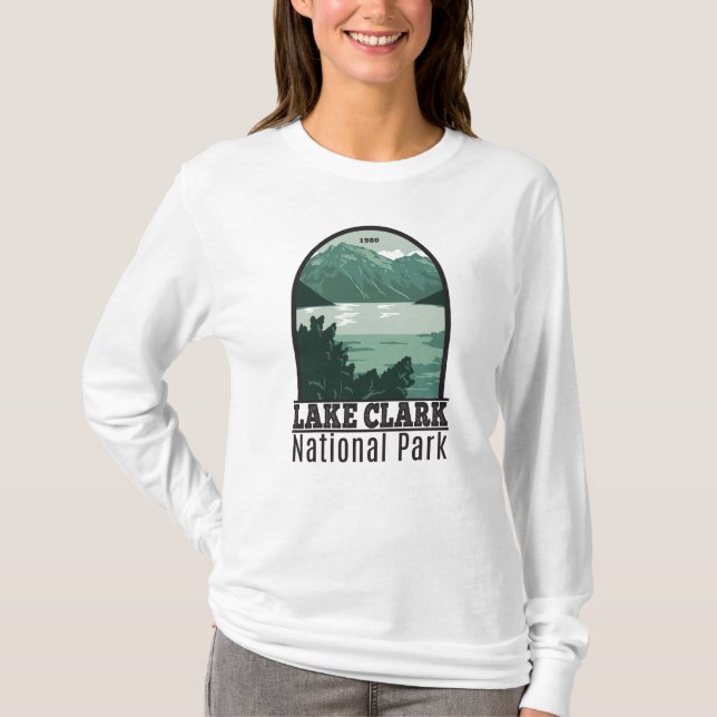 Lake Clark National Park Alaska Vintage T-Shirt (Front)