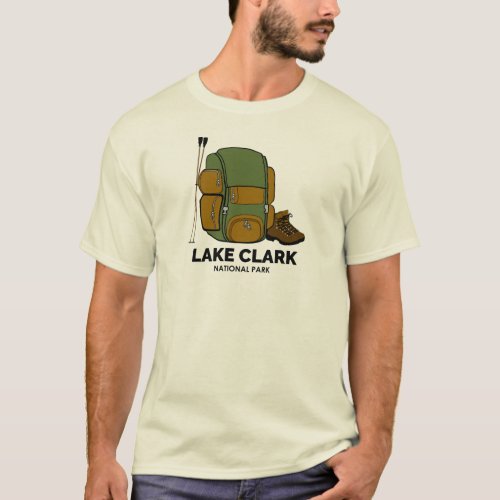 Lake Clark National Park Backpack T_Shirt