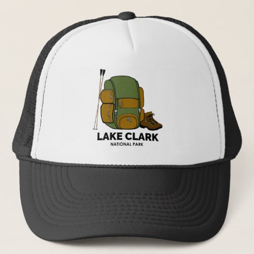 Lake Clark National Park Backpack Trucker Hat