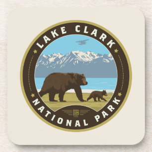 Lake Clark National Park Beverage Coaster