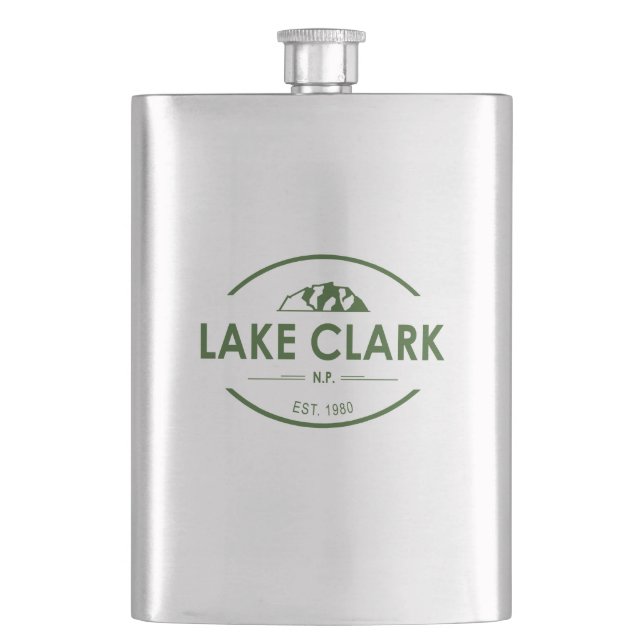 Lake Clark National Park Flask (Front)