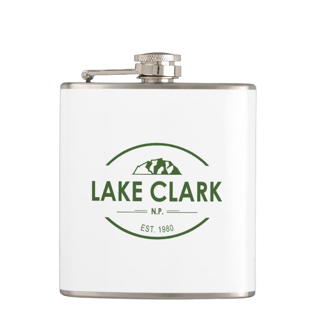 Lake Clark National Park Flask (Front)
