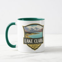 Lake Clark National Park Illustration Travel Art