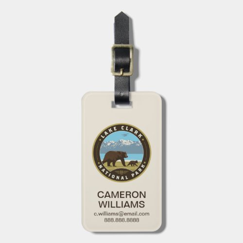 Lake Clark National Park Luggage Tag