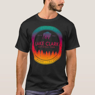 Lake Clark National Park T Shirt Vintage Emblem Al