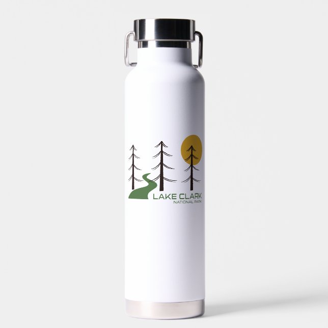 Lake Clark National Park Trail Water Bottle (Front)