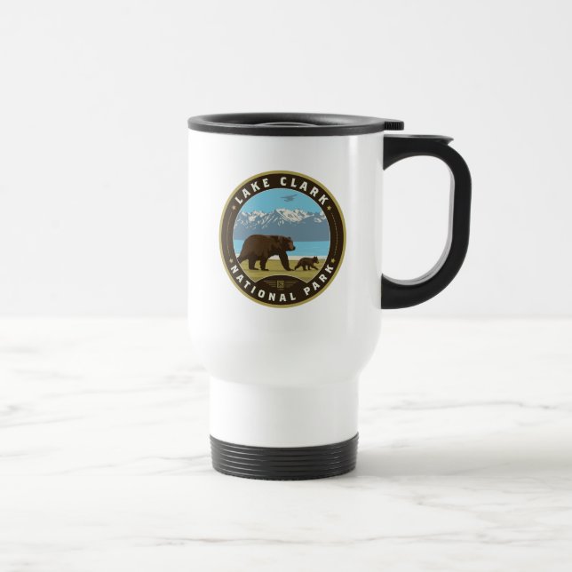 Lake Clark National Park Travel Mug (Right)