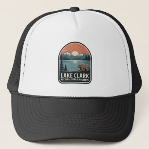 Lake Clark National Park Vintage Badge Trucker Hat