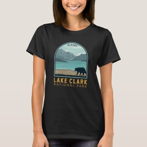 Lake Clark National Park Vintage Emblem T_Shirt