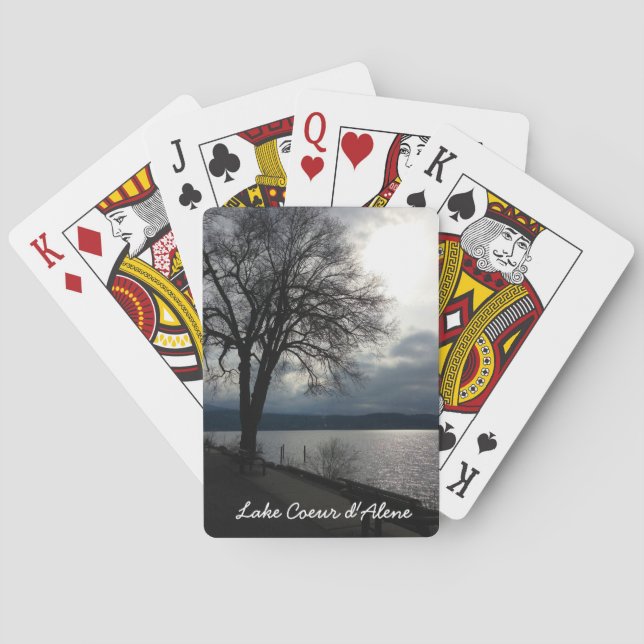 Lake Coeur d'Alene playing cards (Back)