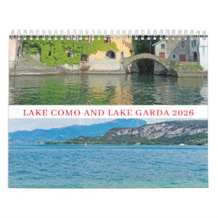 Lake Como and Lake Garda 2026 calendar