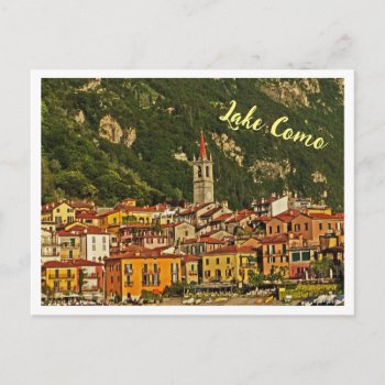 Lake Como Area  Italian Lake District  Italy Postcard by whatawonderfulworld at Zazzle