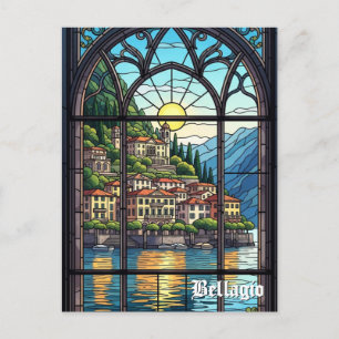 Lake Como Bellagio Italy Postcard