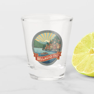 Lake Como Bellagio Italy Shot Glass