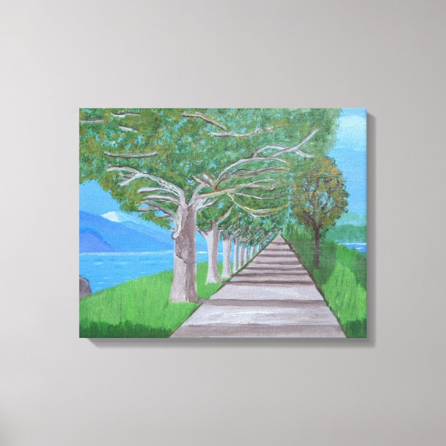 Lake Como canvas art  (Front)