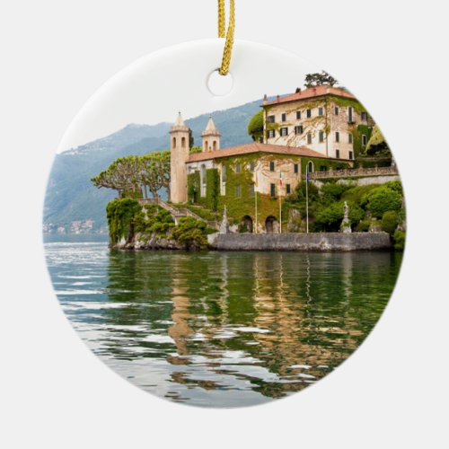 Lake Como Ceramic Ornament