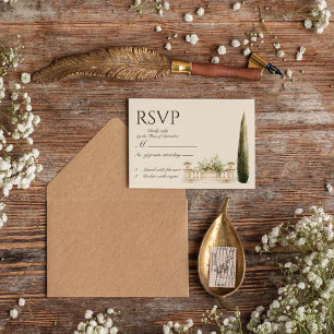 Lake Como Destination RSVP Card