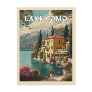 Lake Como – Italian Lakeside Charm Postcard