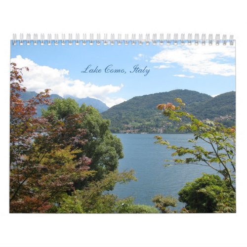 Lake Como Italy Calendar